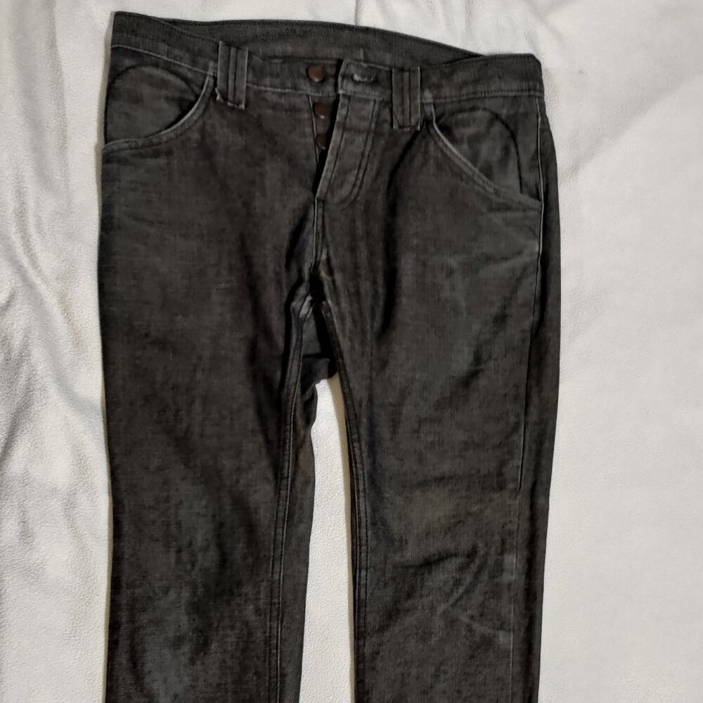 Crate "The Sally" Denim Jeans Selvedge Slim Fit Gray 32 X 32 Made in USA